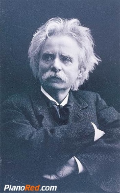 retrato de Edward Grieg